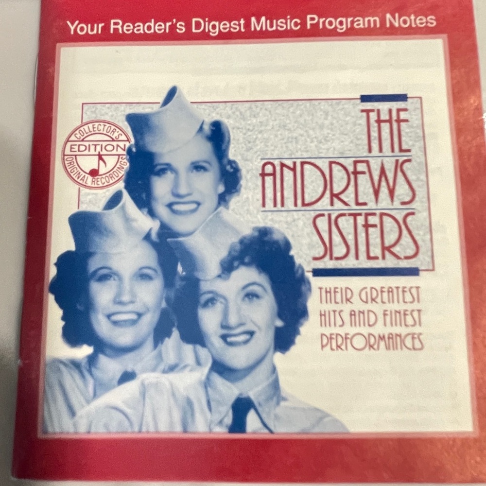 The Andrew’s Sisters Greatest Hits